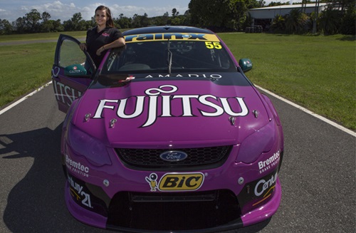 Renee Gracie Fujitsu Racing Falcon