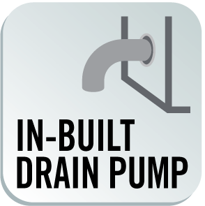 In-Built drain pump